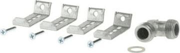 Pièce détachée BOSCH jeu de montage pattes fixation et coude Pièce détachée BOSCH jeu de montage pattes fixation et coude