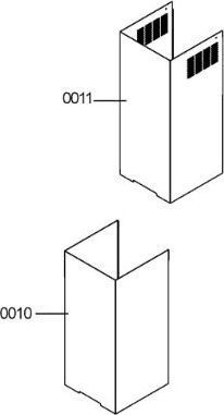 Conduit DIVERS Cheminee Partie  Superieure Rep 0011