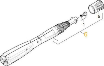 Pièce détachée KARCHER LANCE MULTI POWER JET 028 POUR NETTOYEUR