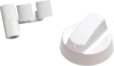 Bouton DIVERS manette blanche four universelle + vis
