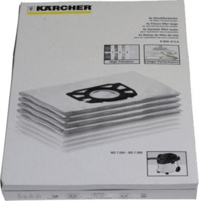 Kit de réparation KARCHER sachet des sacs karcher x4