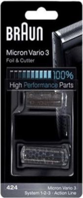 Kit de réparation BRAUN combi pack. 424. noir Kit de réparation BRAUN combi pack. 424. noir