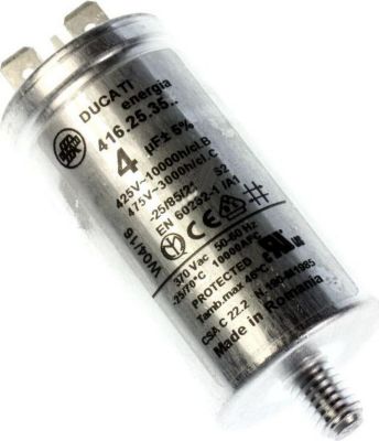 Condensateur ELECTROLUX CONDENSATEUR MOTEUR REP 11A 4ΜF 475 V