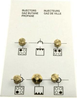 Bruleur BEKO sachet injecteurs gaz butane