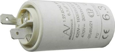 Condensateur WHIRLPOOL CONDENSATEUR 6.3 MF 470V 1.27.6CA2... Condensateur WHIRLPOOL CONDENSATEUR 6.3 MF 470V 1.27.6CA2...