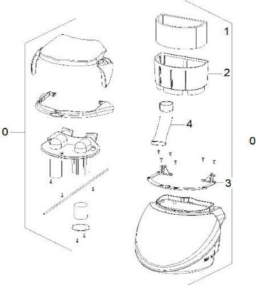 Kit de réparation KARCHER filtre complet reservoir rep 0