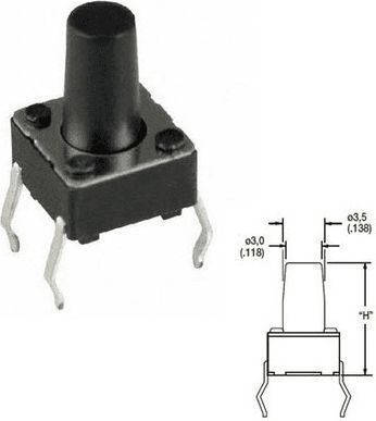 Kit de réparation DIVERS bouton poussoir micro, haut du bouton 9.