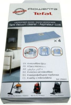 Pièce détachée ROWENTA POCHETTE DE 4 SACS ROWENTA BULLY