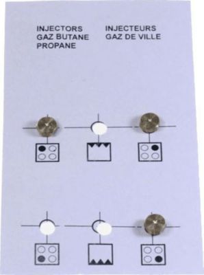 Bruleur BEKO SACHET INJECTEURS GAZ BUTANE