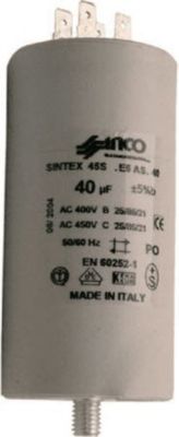 Condensateur DIVERS condensateur permanent 40 mf 400/450v