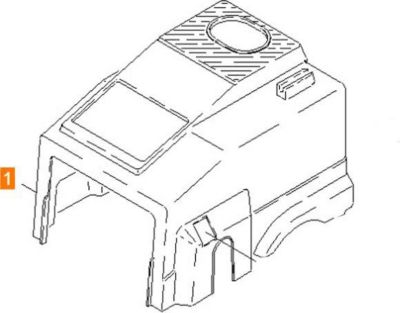 Pièce détachée KARCHER CAPOT POUR NETTOYEUR HAUTE-PRESSION   KA