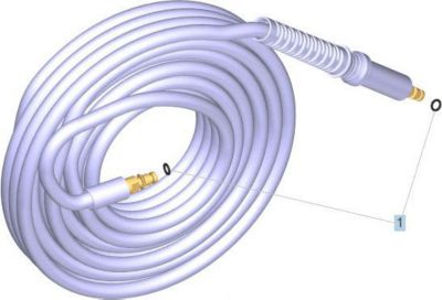 Pièce détachée KARCHER TUYAU FLEXIBLE HAUTE PRESSION CAOUTCHOUC