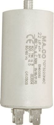 Condensateur DIVERS condensateur permanent 22μf 450v Condensateur DIVERS condensateur permanent 22μf 450v