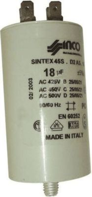 Condensateur DIVERS condensateur permanent 18μf 450v