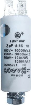 Condensateur DIVERS Condensateur Permanent 3 Mf 450v Condensateur DIVERS Condensateur Permanent 3 Mf 450v