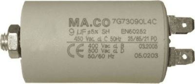 Condensateur DIVERS CONDENSATEUR PERMANENT 9ΜF 450V Condensateur DIVERS CONDENSATEUR PERMANENT 9ΜF 450V