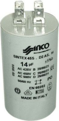 Condensateur DIVERS CONDENSATEUR PERMANENT 14MF 450V