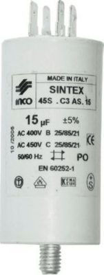 Condensateur DIVERS CONDENSATEUR PERMANENT 15µF 450V Condensateur DIVERS CONDENSATEUR PERMANENT 15µF 450V