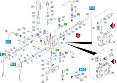 Pompe KARCHER SOUPAPE (3 STUECK) REP 32 POUR NETTOYEUR