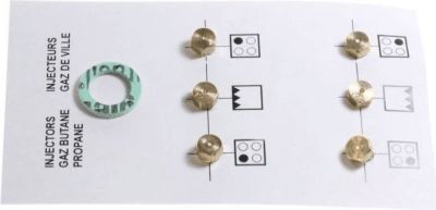 Bruleur BEKO sachet injecteurs gaz butane