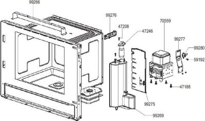 Carte SMEG module de puissance rep 99275
