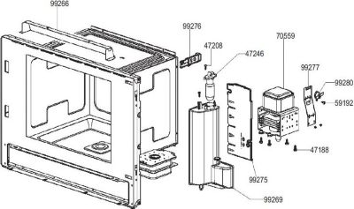 Carte SMEG module de puissance rep 99275