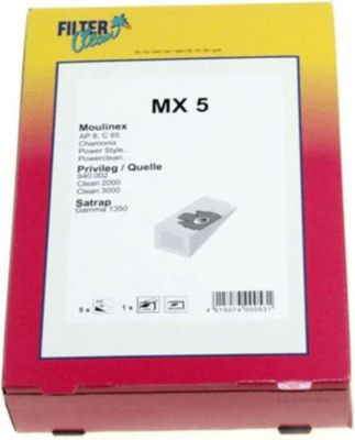 Kit de réparation MOULINEX sac aspirateur x 5 Kit de réparation MOULINEX sac aspirateur x 5