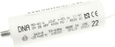 Condensateur GORENJE condensateur permanent 22 mf 450v