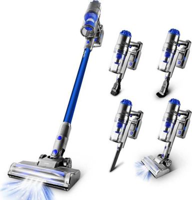 Aspirateur balai VORTEX Aspirateur Balai Sans Fil Gris Bleu 265w