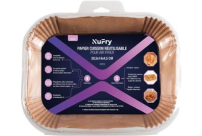moule NUFRY papier cuisson Airfryer Paperec 100pcs