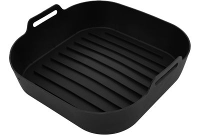 Panier KITCHENCOOK carré en silicone couleur noir