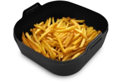 Panier KITCHENCOOK carré en silicone couleur noir