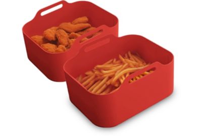 Lot KITCHENCOOK LOT DE 2 PANIERS EN SILICONE RECTANGLES