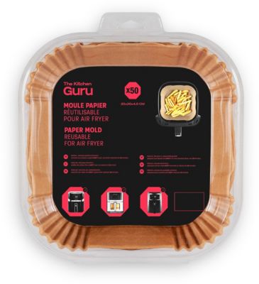 Papier THE KITCHEN GURU cuisson rectangle pour Air Fryer x150