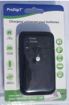 Chargeur secteur PRODIGIT Chargeur Universel pour Batteries