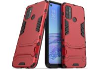 Coque LAPINETTE Anti Chocs Oppo A53s Modèle Iron Rouge