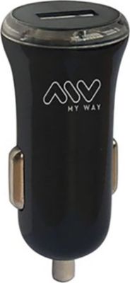 Chargeur allume cigare MYWAY Myway Pack Chargeur Voiture 2A avec Câbl