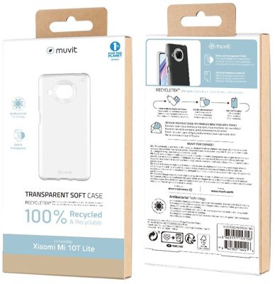 Coque MUVIT Xiaomi Mi 10T Lite Souple transparent