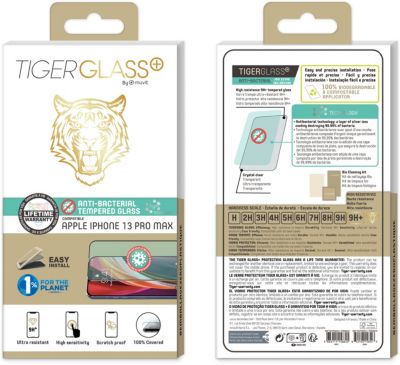 Protège écran MUVIT iPhone 13 Pro Max Verre Trempé 9H