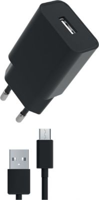 Chargeur secteur MYWAY pack chargeur 12w + usb-a micro-usb noir