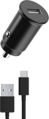 Chargeur allume-cigare MYWAY pack chargeur 12w + usb-a usb-c noir