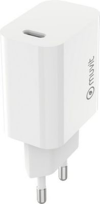 Chargeur secteur MUVIT USB-C 20W Plastique Recyclé