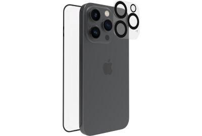 Protège écran TIGER GLASS iPhone 15 Pro Verre trempé + protège obj