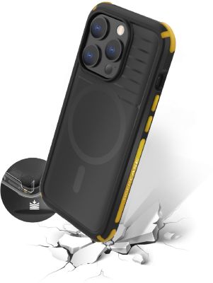 Coque TIGER iPhone 15 Pro Coque antichoc 4M noire