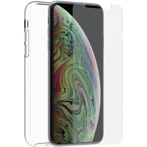 Muvit For Change PACK COQUE RECYCLETEK + VERRE TREMPE IPHONE XS MAX sur