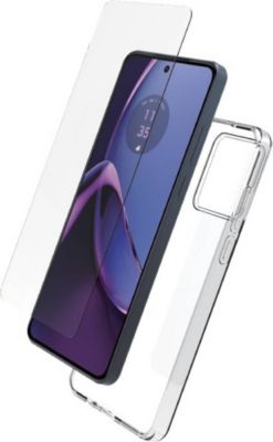 Pack MYWAY Souple + verre trempe motorola g84 Pack MYWAY Souple + verre trempe motorola g84
