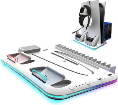 Chargeur AKUMA CYBER A01 RGB PS5/PS5 Slim