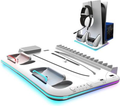 Chargeur AKUMA CYBER A01 RGB PS5/PS5 Slim