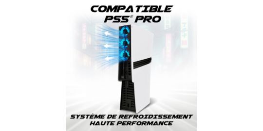Support console AKUMA VENTILATEUR CYBER W01 LED PS5 Pro