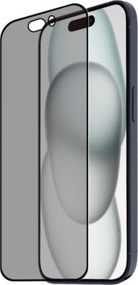 Protège écran TIGER GLASS verre trempe confidentiel iPhone 16/15